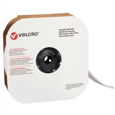 Velcro Brand 4'' x 75' - Hook - White VELCRO Brand Tape - Individual Strips BUY00024545